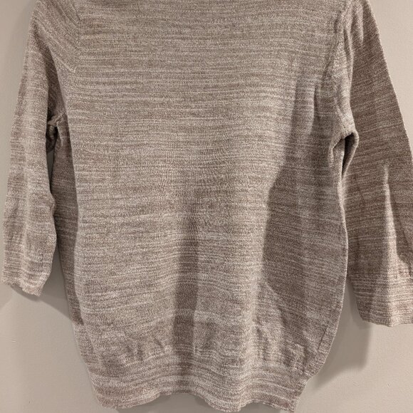 Loft brown taupe Marled sweater - Picture 3 of 3